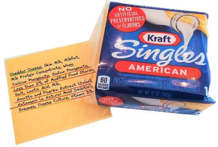 American Cheese Ingrediants